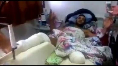 Photo of فيديو مؤثر للمشجع الودادي الذي قطعت رجله بأكادير