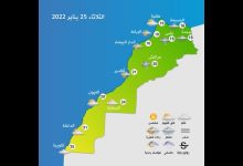Photo of المغرب: توقعات أحوال الطقس لليوم الثلاثاء
