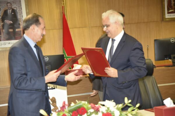 توقيع اتفاقية شراكة وتعاون بين رئاسة النيابة العامة ووزارة التجهيز والماء